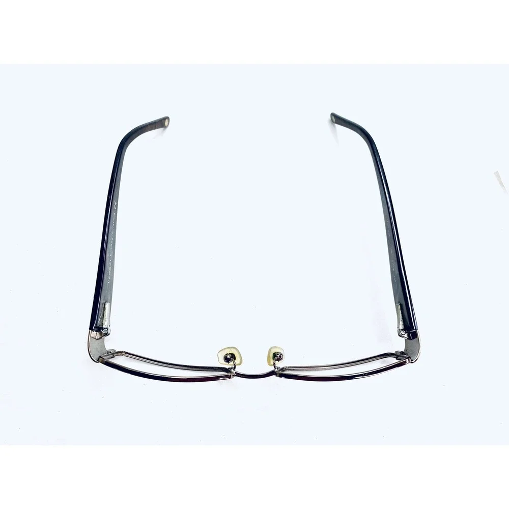 Versace Copper Gold Rectangular Crystal Stud Glasses MOD 1135 1061 51 16 135